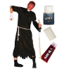 Disfraz de cura zombie con set caracterizacion - Disfraces de Hombre