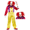Disfraz de Payaso Asesino con peluca - Disfraces Halloween Hombre