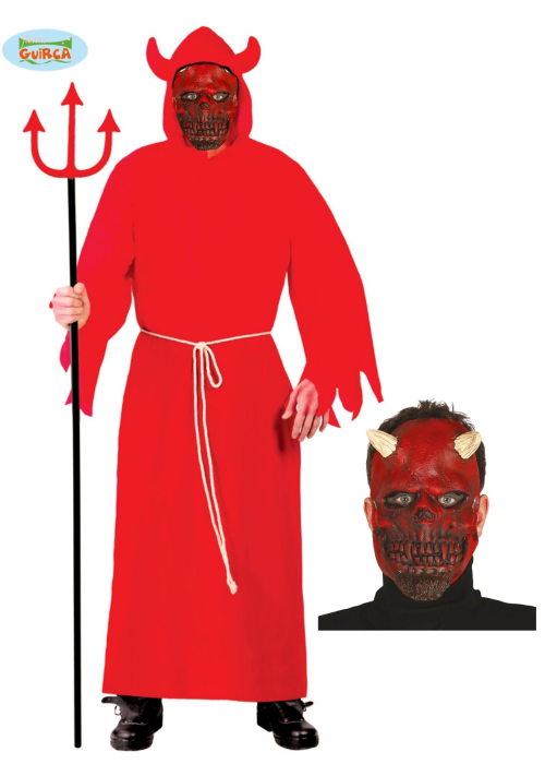 Disfraz de diablo con mascara - Disfraces Halloween Hombre