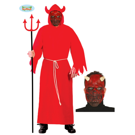 El vestit de diable amb la màscara