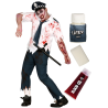 Disfraz de Policia zombie con set caracterizacion - Disfraces de Hombre