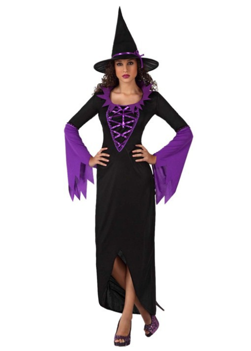 Disfraz de Bruja Morada - Disfraces de Brujas y Hechiceros para Mujer