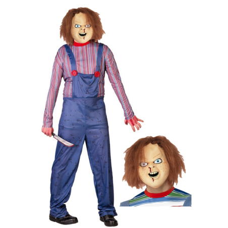 El vestit de la Nina amb la màscara de Chucky