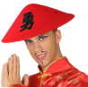 Gorro chino rojo - Complementos de Chinos, Orientales, Ninjas y Geishas