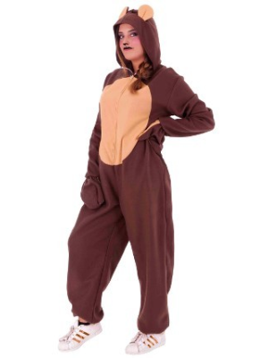 Déguisement D'Ours Brun De Pyjama