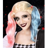Peluca Coletas Chica Peligrosa - Complementos de Joker y Joker Baby