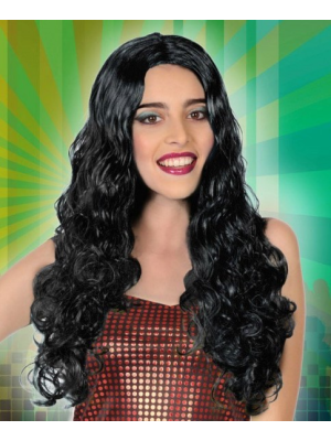 Peluka Luze Ile Wavy Gorria