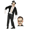 Costume de petit ami fantôme avec le mascara
