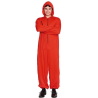 Disfraz de Buzo Atracador Rojo - TEMATICA