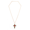 Collar de Cruz con Piedra - Collares, Pulseras y Anillos
