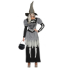 Disfraz de Bruja Esqueleto gris - Disfraces Halloween Mujer