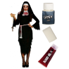 Disfraz de Monja Zombie con set de caracterizacion - Packs Amazon