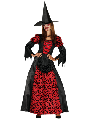 Disfraz de Bruja Roja Gotica - Disfraces Halloween Mujer