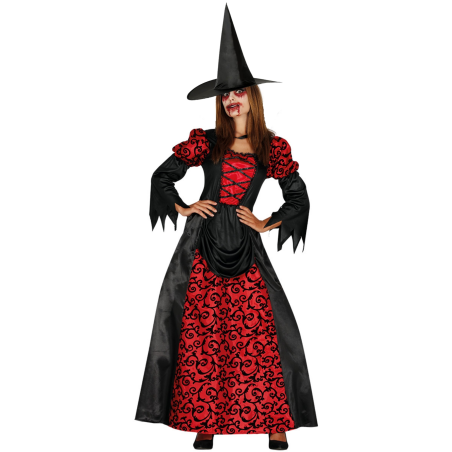 Disfraz de Bruja Roja Gotica - Disfraces Halloween Mujer