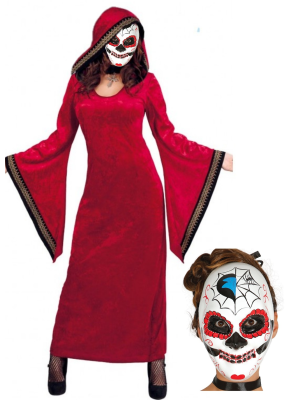 Disfraz de Catrina hechicera - Disfraces Halloween Mujer