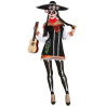 Disfraz de Catrina Mariachi corta - Disfraces Halloween Mujer