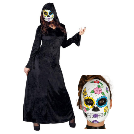 Disfraz de Esqueleto Hechicera para Mujer - Disfraces Halloween Calaveras