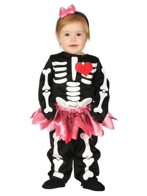 Comprar Disfraz de Esqueleto Rosa Baby - Disfraces de Halloween Bebe