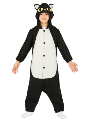 Disfraz de Gato Negro Pijama Infantil - Disfraces de Halloween Infantiles