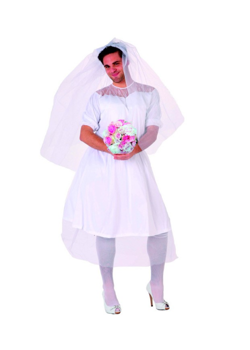 Disfraz de Novia Chico - Disfraces de Mujer para Hombre