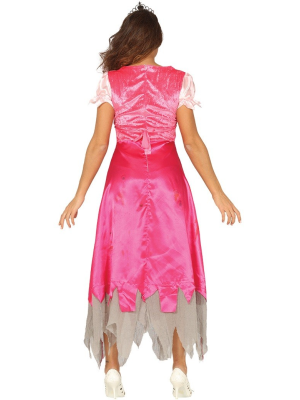 Disfarce de Princesa Rosa Zumbi
