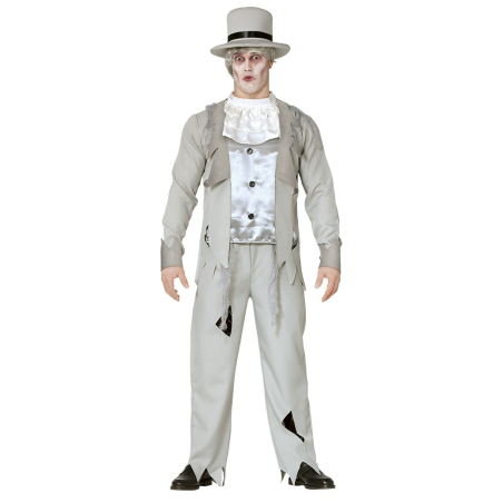 Disfraz de Novio Fantasma Gris - Disfraces de Zombies y Muertos