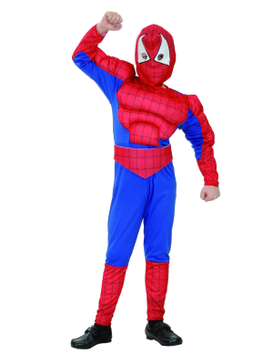Mercar Traxe de Spiderman Muscular Neno para só 16.00€ – fantasía Tenda en liña
