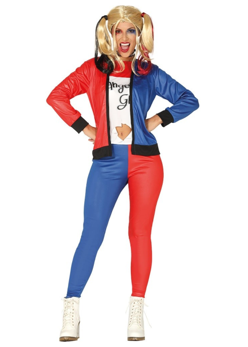 Disfraz De Harley Quinn para Mujer - Disfraces Halloween Payasos Joker