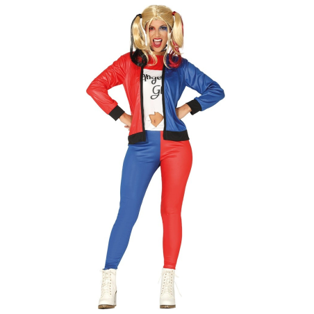 Disfraz De Harley Quinn para Mujer - Disfraces Halloween Payasos Joker