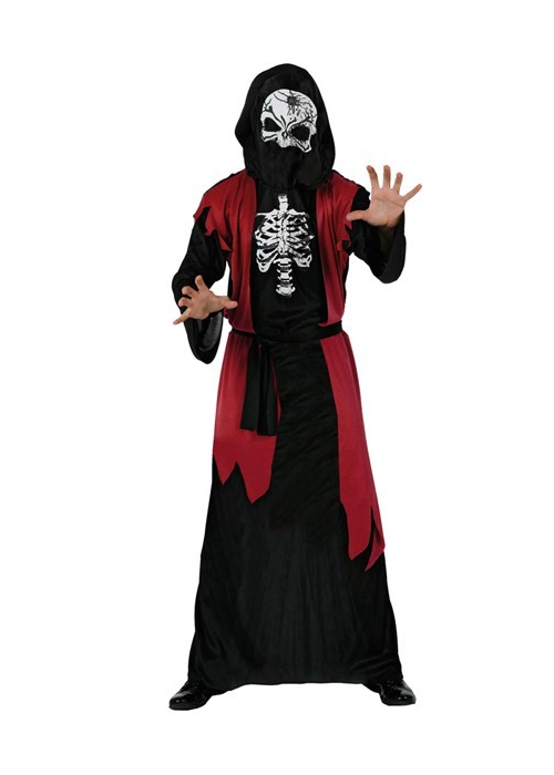 Disfraz de Tunica con Esqueleto - Disfraces de Halloween y Terror