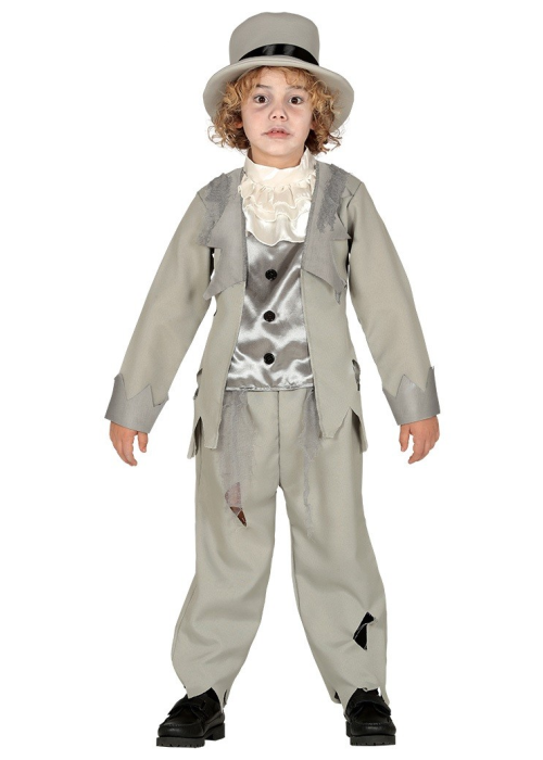 Disfraz de Novio Fantasma Gris Infantil - Disfraces de Halloween Infantiles
