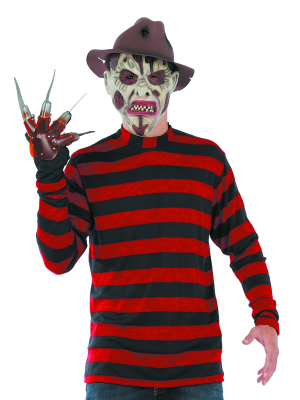 Disfraz de Freddy (Camiseta) - Disfraces de Asesino de Pesadillas Adulto