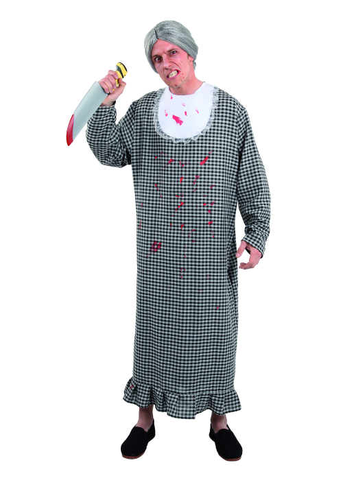 Disfraz de Abuela Psicosis - Disfraces Halloween Hombre