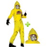 Disfraz de Radiactivo con mascara de gas - HALLOWEEN