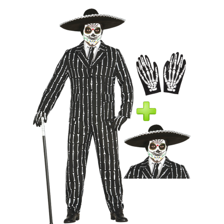 Vestit Crani Mexicana en un vestit