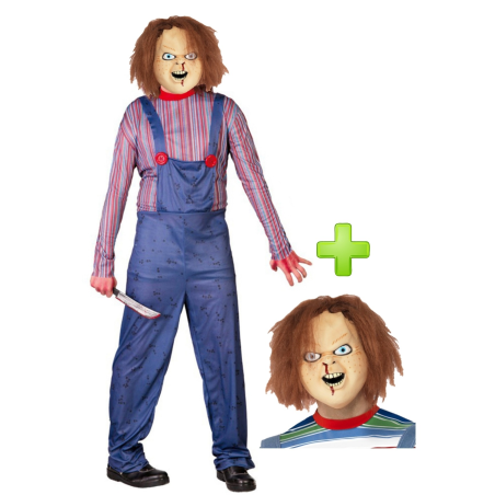 El vestit de la Nina amb la màscara de Chucky