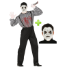 Disfraz de Mimo Asesino con mascara - Disfraces Halloween Hombre