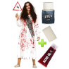 Disfraz de chica de la curva con set de maquillaje - Packs Amazon