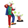 Disfraz de Payaso Asesino colores con mascara - Disfraces Halloween Hombre