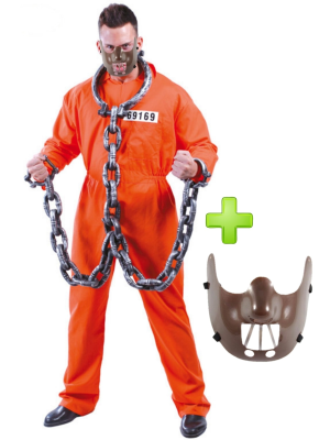 Disfraz de Psicopata Canibal - Disfraces Halloween Hombre