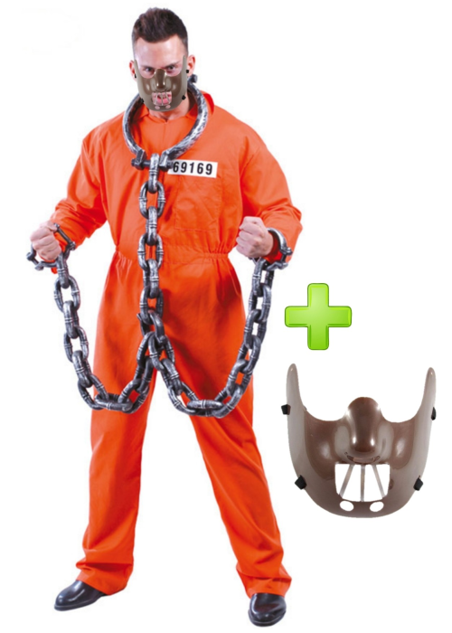 Disfraz de Psicopata Canibal - Disfraces Halloween Hombre