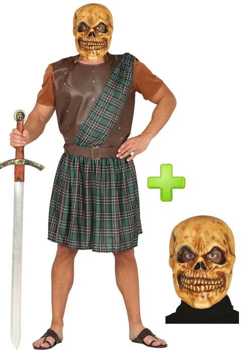 Mozorro Warrior Eskoziako Skull