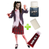 Disfraz de Estudiante Zombie chaqueta con set de maquillaje - Disfraces de Mujer