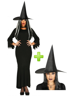 Disfraz de Bruja Negra - Disfraces Halloween Mujer