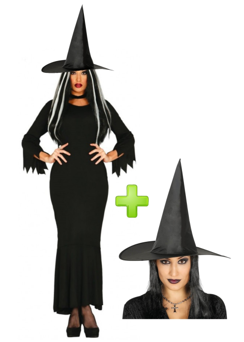 Disfraz de Bruja Negra - Disfraces Halloween Mujer