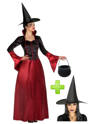 Disfraz de Bruja Elegante - Disfraces Halloween Mujer