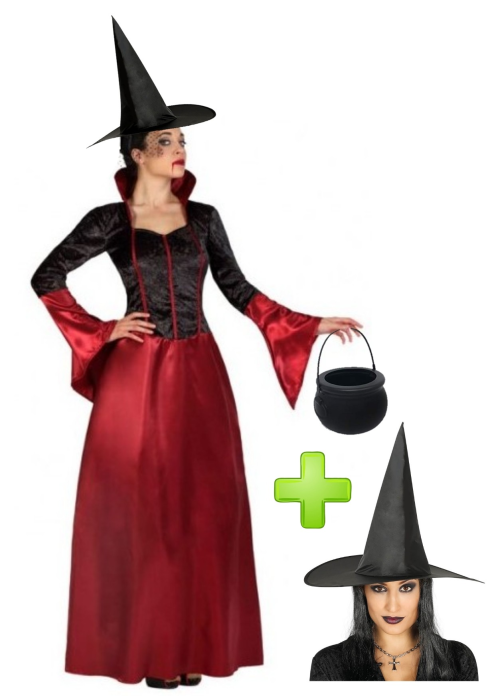Disfraz de Bruja Elegante - Disfraces Halloween Mujer