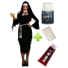 Disfraz de Monja Zombie con set de caracterizacion - Packs Amazon
