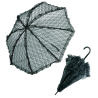 Sombrilla de Encaje Negra - Accesorios