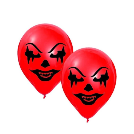 Globos Payaso Siniestro 10unid - Guirnaldas y Globos